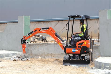 kubota mini digger hire